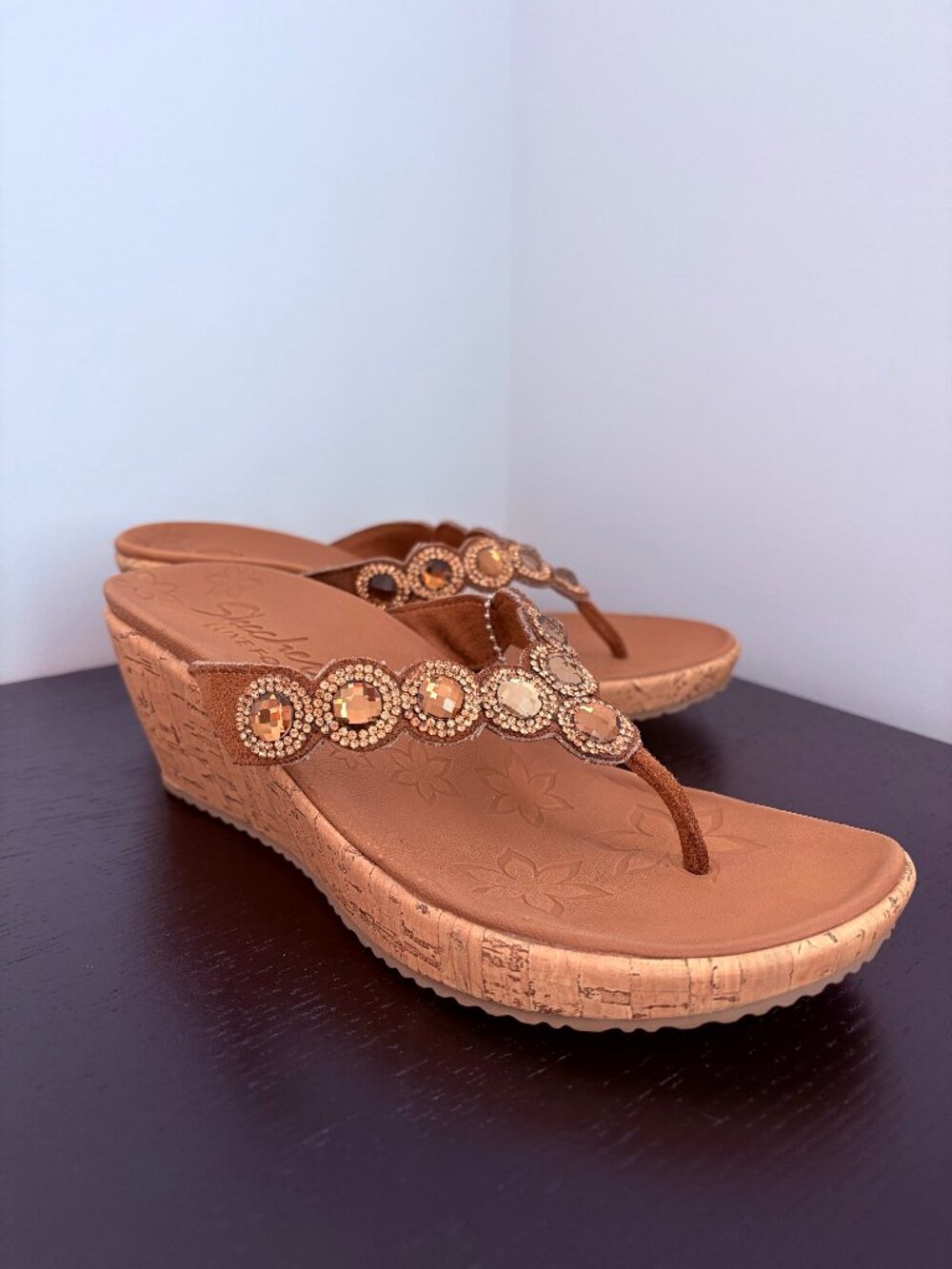 Champagne Gold Luxe Comfort Sandals
